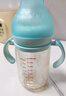 好孩子（gb）吸管奶瓶 大宝宝一岁以上3-6岁PPSU耐摔宽口径大容量带手柄直饮杯 【粗管直管吸嘴】孔雀蓝18月+ PPSU 300ml（大奶量推荐） 实拍图