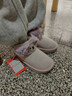 牧童小考拉宝宝雪地靴男孩冬季新款女童鞋加厚保暖幼儿可爱加绒大棉鞋 丁香紫 26 鞋内长16.3cm/适合脚长15.5cm 实拍图