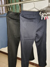 罗蒙（ROMON）休闲裤男商务休闲时尚职业西装裤弹力修身加绒裤子男装藏青色29 实拍图