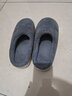 京东京造【厚底防滑】棉拖鞋男秋冬拖鞋室内居家毛拖保暖半包深灰色42-43 实拍图