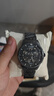 冠琴（GUANQIN）手表男士机械表雕花系列全自动镂空夜光防水商务瑞士品质国潮腕表 钢带全黑黑面 实拍图