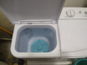 YANGZI扬子集团洗衣机半自动老式家用双桶大容量双缸洗衣机蓝光 洗脱双筒小型波轮 10公斤强劲电机-双人款 实拍图