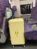 美旅行李箱24英寸大容量拉杆箱深仓旅行箱胡先煦同款果冻箱 BB5黄色 实拍图