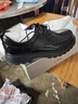 红蜻蜓正装皮鞋男春秋男士系带职场厚底增高鞋商务男鞋WTA44111黑色40 实拍图