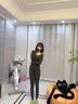 婷美（GRACEWELL）保暖内衣女士紧身弹力羊绒毛内搭打底套装秋衣秋裤冬季修塑身美体 实拍图