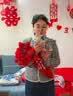 三彩熊玫瑰花束毯子百喜毯子新婚礼物结婚订婚高级小众送新人新娘闺蜜 实拍图