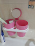 范爷家吸盘牙刷置物架2套免打孔壁挂式卫生间漱口杯学生宿舍牙刷牙杯架 实拍图