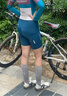 懒懒野人LNLN XPLORER 双生女士专业骑行背带裤意大利双箭头裤垫 海渊蓝 XS 实拍图
