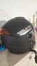 安迪亚新国标电动车头盔3c认证男女士四季通用骑行半盔双镜片带可拆围脖冬天冬季保暖电瓶车踏板车安全帽 【黑色】双镜片（不含围脖） 实拍图