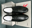 红蜻蜓真皮男鞋秋冬舒适商务休闲皮鞋高级正装德比鞋婚鞋WTA7376黑色38 实拍图