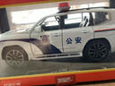 黑曼巴1:32丰田兰德酷路泽警车汽车模型男女儿童玩具合金车模礼物白色 实拍图