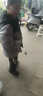 雪中飞【双面穿】儿童羽绒服冬季轻薄男女童面包服羽绒服银灰170cm 实拍图