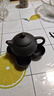 陶瓷茶具套装西施壶朱泥紫砂壶功夫茶杯小泡茶壶礼盒送礼紫砂茶杯 原矿黑紫砂西施壶 5头 实拍图