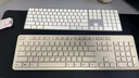 CHERRY樱桃 DW2300 无线键盘鼠标 小轻音键鼠套装 笔记本电脑商务办公键盘鼠标 DW2300 二代复古白-104键 实拍图