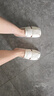 2025包头拖鞋女外穿一脚蹬时尚新款家居防滑夏季软底懒人平底凉鞋 白色 36 -37偏小 实拍图