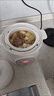 美的（Midea）电炖锅电蒸锅 煮粥婴儿辅食锅专用炖汤盅煲汤锅熬粥炖盅1L白瓷隔水炖 蒸炖一体多功能锅MD-DZE1068 实拍图