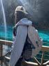 骆驼登山包户外专业背包男女运动双肩包旅游徒步防泼水爬山旅行书包 赠防雨罩,2S04001A，高级灰 实拍图