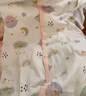舒贝怡2件装婴儿衣服纯棉长袖薄连体衣新生儿满月宝宝哈衣周岁爬服粉73 实拍图