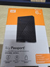 西部数据（WD）6TB 移动硬盘 USB3.0 My Passport随行版2.5英寸 黑 机械硬盘 笔记本电脑外接 大容量加密存储 实拍图