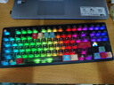 狼蛛（AULA）F87ProV2客制化无线机械键盘电竞游戏专用  蓝牙/2.4G/有线三模连接全键热插拔gasket结构办公键盘 F87ProV2超神版【流星轴】黑雾透+热升华 实拍图