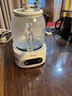 美的（Midea）花漾0胶水全玻璃全自动养生壶 多功能煮茶壶 母婴烧水壶恒温电热水壶煮茶器花茶壶1.2L YS12B102 实拍图