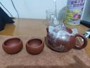 藏壶天下宜兴紫砂壶名家纯全手工原矿大红袍西施壶家用功夫茶具泡茶壶套装 1壶2杯套装 210ml 实拍图