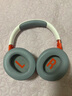 JBL JR470NC 头戴式儿童耳机 主动降噪真无线沉浸式学习网课益智玩具网课背书APP控制 白色 实拍图