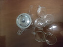 瓷牌茗茶具（cipaiming teaset） 透明玻璃茶具整套套装家用功夫茶壶茶杯会客泡茶器 透明把《八骏壶》6个把杯 实拍图