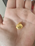 周大生黄金宝宝长命锁吊坠平安金锁挂坠满月周岁礼物 小版(不含链)1.91g 实拍图