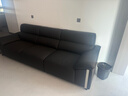 左右大黑牛真皮沙发现代简约客厅轻奢头层牛皮中小型家具DZY6050 [1]2.76m三人位黑色 实拍图