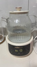 乐扣乐扣全玻璃养生壶电热水壶分体式烧水煮茶壶小花茶壶恒温加热保温迷你泡茶壶1L 实拍图