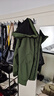 鸭鸭（YAYA）王一博同款新山系户外登山羽绒服男女士同款2025新款休闲外套YX 军绿色 3XL /190/104A 实拍图