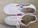 回力鞋学生体育考试田径鞋低帮防滑软底中考鞋慢跑鞋武术鞋立定跳远鞋 白色 39 偏大,需拿小2个尺码 实拍图