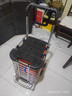 黑葡 买菜车购物车手拉车爬楼可折叠拉杆车老人行李车带盖可坐手推车 带盖可坐 双把手两用款八轮 实拍图