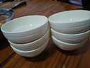 浩雅高温釉下彩陶瓷餐具家用饭碗汤碗面碗米兰4.5英寸螺旋饭碗6个装 实拍图