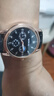 正品男士手表高档休闲石英表简约气质男表皮带高颜值罗马时尚腕表 黑色运动款 实拍图