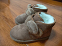 巴拉巴拉童鞋男童雪地靴加绒棉靴冬季短靴潮流靴子软立体动物鞋子 咖色调00455 26 (脚长15.4-16/内长17) 实拍图