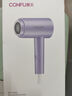 康夫（CONFU）2亿负离子电吹风机宿舍家用大风力护发小型折叠大功率国家补贴吹风筒1600W KF-3153紫 实拍图
