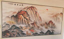 Dincmei顶创美山水画贴画客厅装饰画靠山旺财办公室背景墙贴纸自粘风景挂画壁画 17.日出泰山 宽180cm-高90cm 自粘山水画【背面带胶】 实拍图
