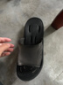 京东京造【浴室拖】拖鞋男士软弹速干漏水拖鞋eva浴室凉拖熠光黑40-41 实拍图