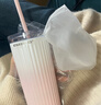 星巴克（Starbucks）星杯系列渐变不锈钢吸管杯“薯条杯”保温杯473ml男女士送礼 粉色渐变款不锈钢吸管杯473ml 实拍图