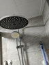 四季沐歌顶喷花洒头 淋浴花洒喷头顶喷 增压节水超薄圆形大顶喷HS-129-1D 实拍图