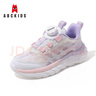 ABC KIDS童鞋男女童运动鞋中大童休闲鞋飞织儿童跑步鞋3152PY粉紫33 实拍图