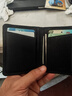 第九城(V.NINE)卡包名片夹头层牛皮轻薄驾驶证皮套防盗刷NFC防消磁银行卡套迷你小钱包男送老公送男友生日礼物情人节新年礼物  黑色 实拍图