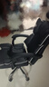锦汐电脑椅办公椅子电竞椅家用人体工学椅老板椅主播靠背椅皮革转椅 黑色+4级杆+乳胶【二代升级】 实拍图