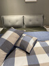 南极人（Nanjiren）被子棉花被1.5x2米可拆洗冬季被芯单人宿舍春秋被加厚保暖被褥垫 可拆洗-深蓝大格【新疆棉花填充】 单人被-150x200【被套+棉花被】约4.2斤 实拍图