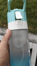 莱枢汇喷雾水杯大容量运动水杯儿童学生便携水壶夏季喷水塑料杯户外健身 渐变蓝 650ml 1只 实拍图