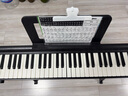 特伦斯电子琴88键折叠琴成人儿童初学电钢键盘教学乐器V10家用便携钢琴 典雅黑+原装琴包+Z型琴架 实拍图