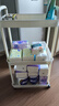 金隆兴婴儿用品小推车置物架多层浴室厨房落地蔬菜零食可移动收纳架 3层 实拍图
