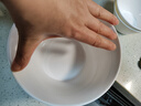玛戈隆特 事事如意餐具纯白浮雕骨瓷餐具餐盘整套散件组合 19CM*9CM面碗 1头 实拍图